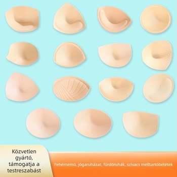 Szellőző bikini felső betétek – kerek, vékony, félkör és háromszög kosár, szivacs