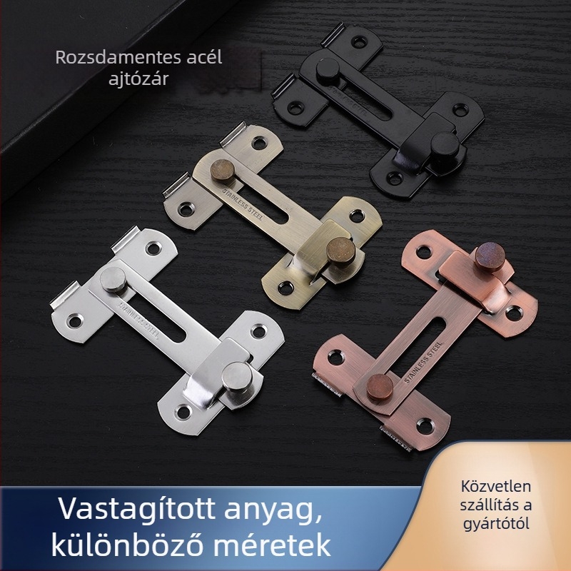 Rozsdamentes acél ajtócsap 003 | Modern egyszerű stílus, otthoni és fürdőszoba ajtókhoz