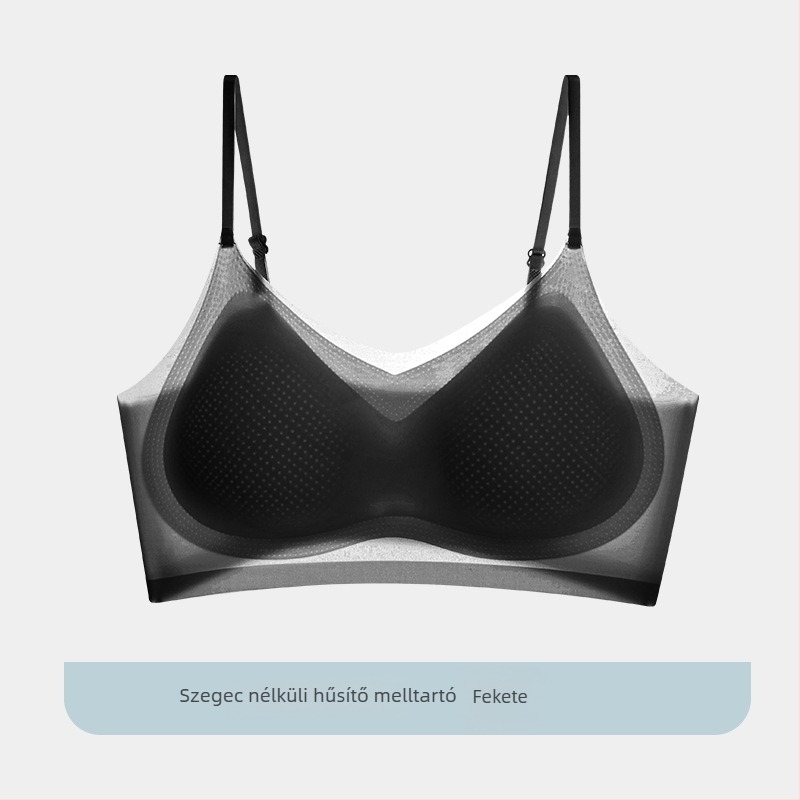 Yixingyao Sima varrás nélküli melltartó, egyrészes, 3/4 kosár, vékony formázott kosár, nylon spandex bélés