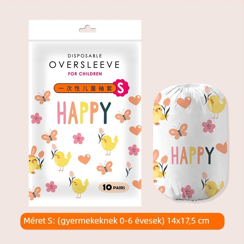 Egyszer használatos ujjvédők felnőtteknek és gyerekeknek, őszi–téli, por- és vízálló, olajálló, egyenként csomagolt