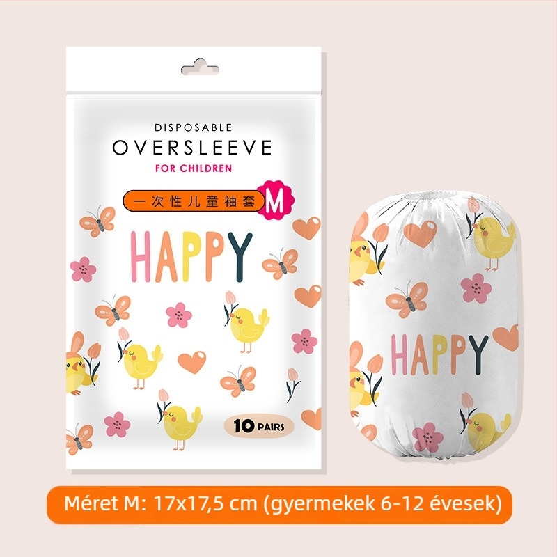 Egyszer használatos ujjvédők felnőtteknek és gyerekeknek, őszi–téli, por- és vízálló, olajálló, egyenként csomagolt