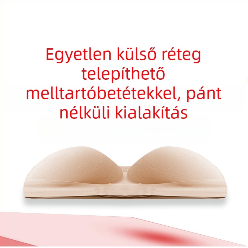 Nylon sportmelltartó levehető vastagított betéttel, légáteresztő, formát javít