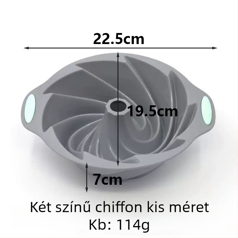 Süteményforma - szilikon, szabálytalan alak, magas hőmérsékletet tűrő, könnyű kiemelés a formából, sütéshez