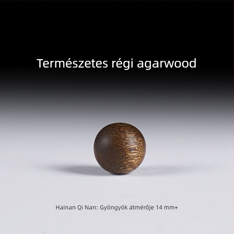 Hemu agarwood gyöngyös nyaklánc, természetes stílus, polírozott felület, 2022 nyári kiadás