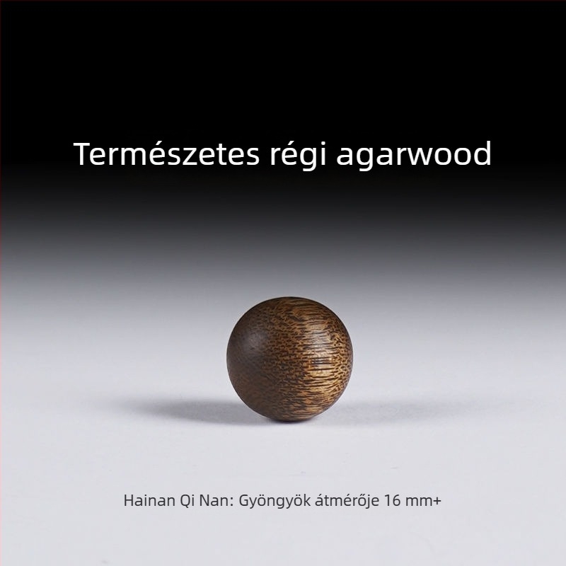 Hemu agarwood gyöngyös nyaklánc, természetes stílus, polírozott felület, 2022 nyári kiadás