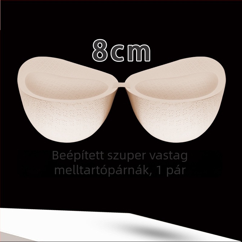 Egy darabos párnázott melltartó levehető betétekkel, nylon, vastított párnázás, fokozza a kis mellem