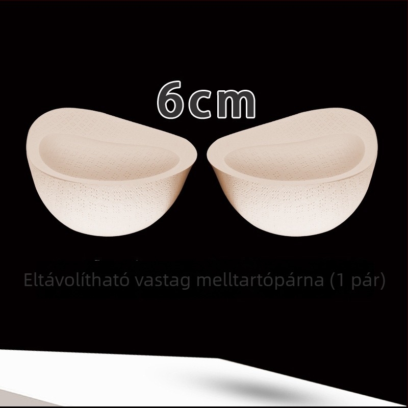 Egy darabos párnázott melltartó levehető betétekkel, nylon, vastított párnázás, fokozza a kis mellem