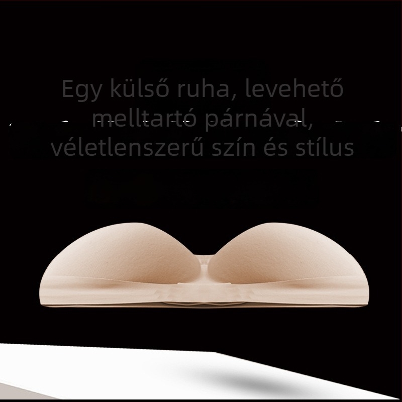 Egy darabos párnázott melltartó levehető betétekkel, nylon, vastított párnázás, fokozza a kis mellem