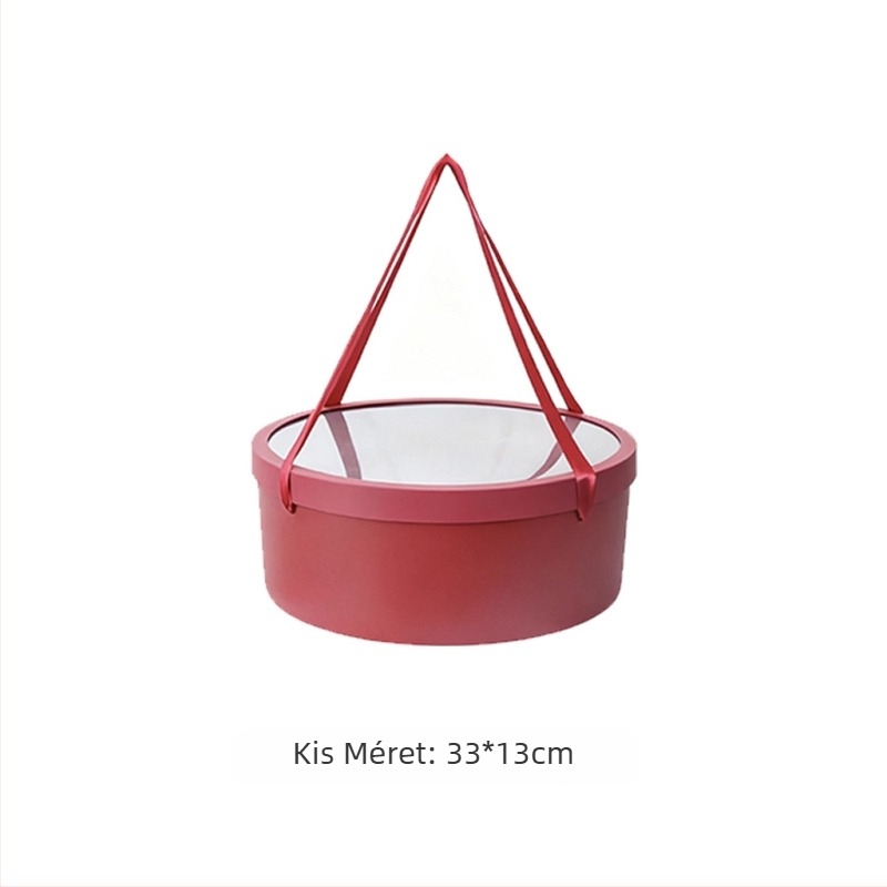Személyre szabott kör alakú vízálló ajándékdoboz - PVC + papírkártya; Cikkszám: Round Waterproof Gift Box; Típus: Személyre szabott + Készleten; Hibahatár: 0.5
