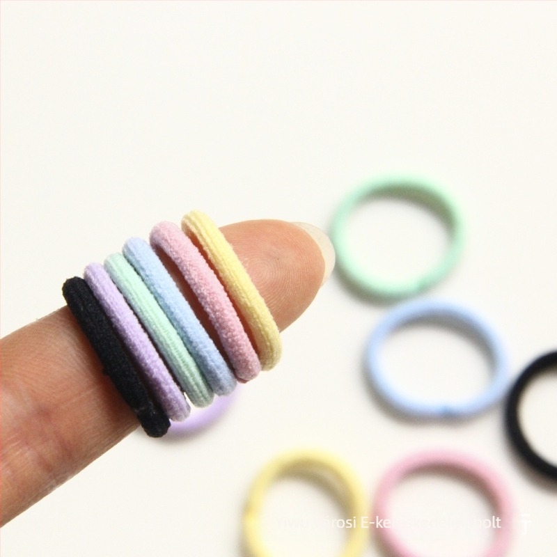 Gyerekeknek szóló hajgumi - kötött kord, magas rugalmasság, nem roncsolja a hajat, Yiwu eredetű