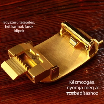 Automata övcsat, tiszta réz, férfi övcsat, kínai stílus