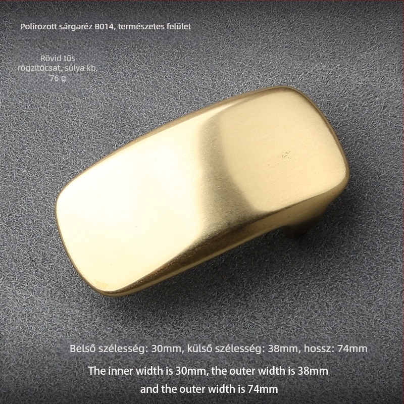 Réz övcsat, sima csat, retro stílus; testreszabás elérhető; 2020 nyári kiadás