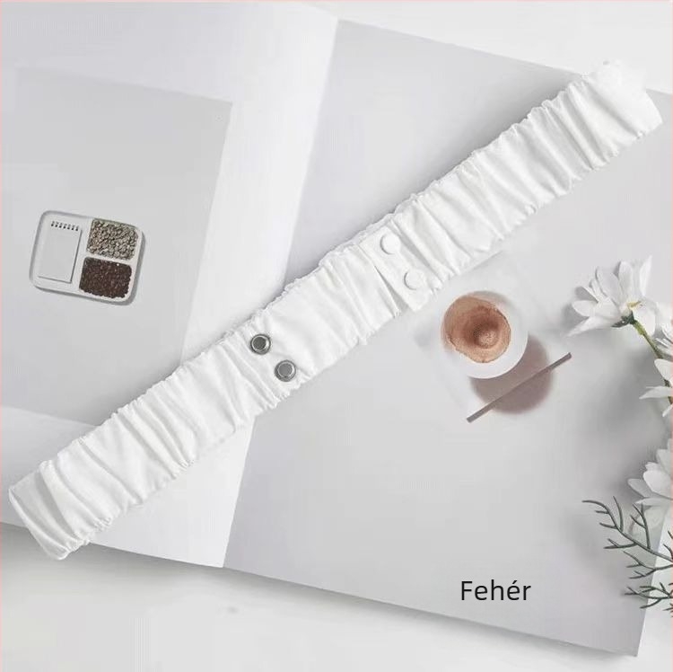 Gumis derékszíj pehelykabáthoz – ötvözet csat, pattintós zár, 2–4 cm széles, minimalist stílus, tél 2024