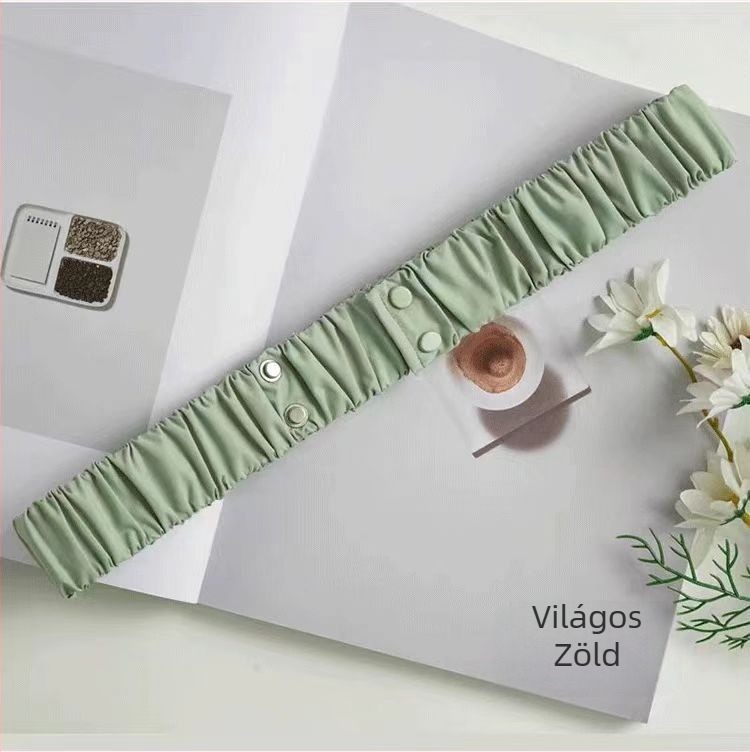 Gumis derékszíj pehelykabáthoz – ötvözet csat, pattintós zár, 2–4 cm széles, minimalist stílus, tél 2024