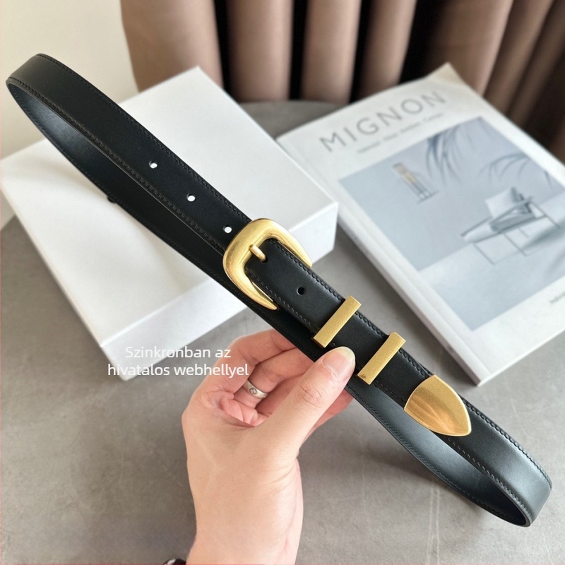 Valódi bőr öv tűcsattal, szélesség 2-4 cm, univerzális stílus, egyszerű, könnyed luxus