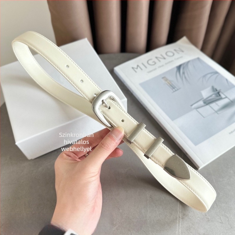 Valódi bőr öv tűcsattal, szélesség 2-4 cm, univerzális stílus, egyszerű, könnyed luxus