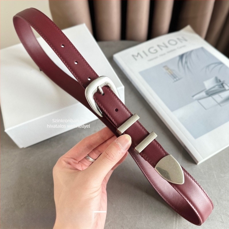 Valódi bőr öv tűcsattal, szélesség 2-4 cm, univerzális stílus, egyszerű, könnyed luxus