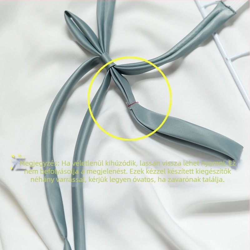 Galléros virágos nyakkendő — uniszex Koreai stílus, 90% poliészter, Kód DY1009064643, 2025 tavasz