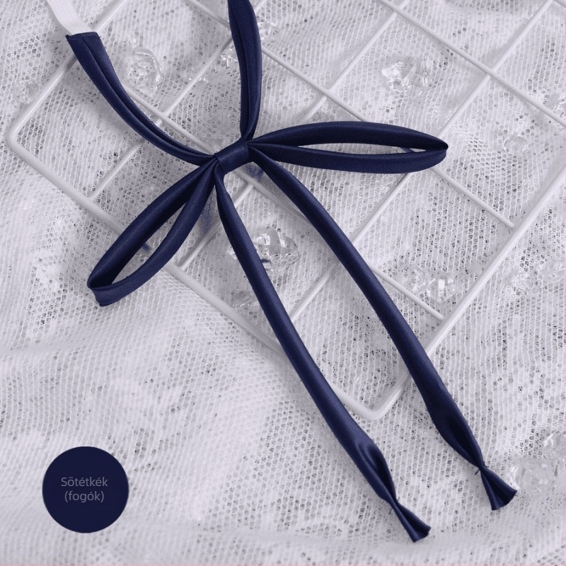 Galléros virágos nyakkendő — uniszex Koreai stílus, 90% poliészter, Kód DY1009064643, 2025 tavasz