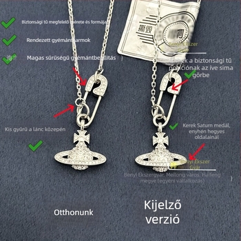 Geometriai alakú nyaklánc, O- alakú lánccal, réz medállal, egyrétegű, mindennapi stílus (Geometriai alak, O- alakú lánc, réz medál, egyrétegű, mindennapi stílus)