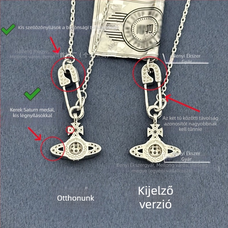 Geometriai alakú nyaklánc, O- alakú lánccal, réz medállal, egyrétegű, mindennapi stílus (Geometriai alak, O- alakú lánc, réz medál, egyrétegű, mindennapi stílus)