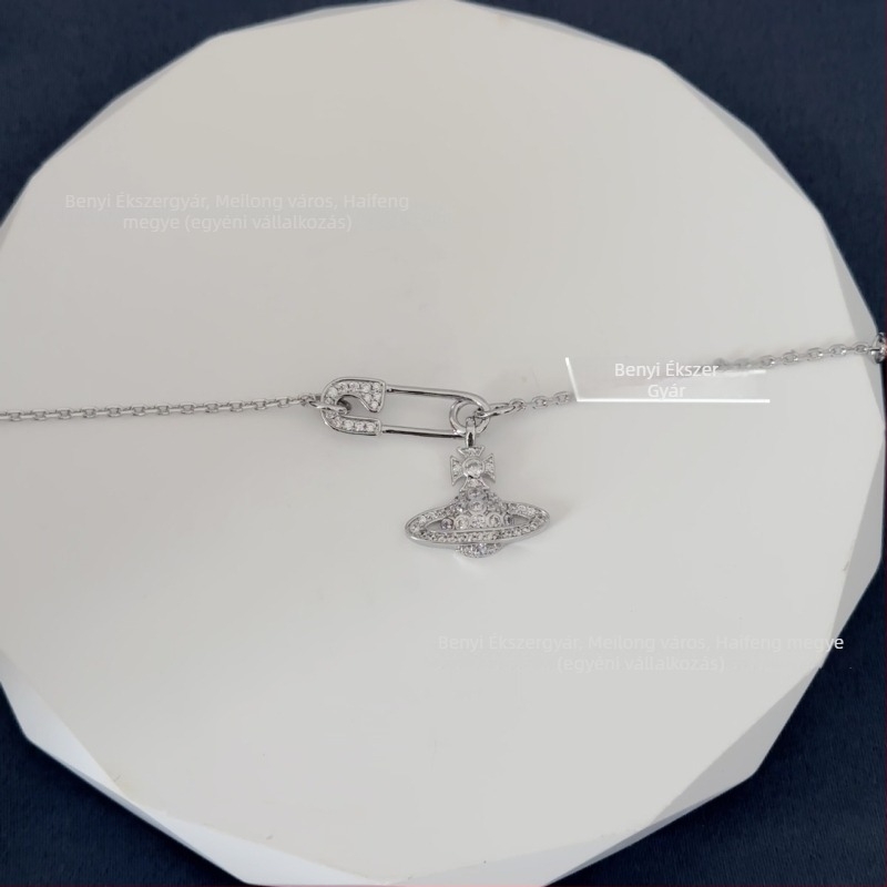 Geometriai alakú nyaklánc, O- alakú lánccal, réz medállal, egyrétegű, mindennapi stílus (Geometriai alak, O- alakú lánc, réz medál, egyrétegű, mindennapi stílus)