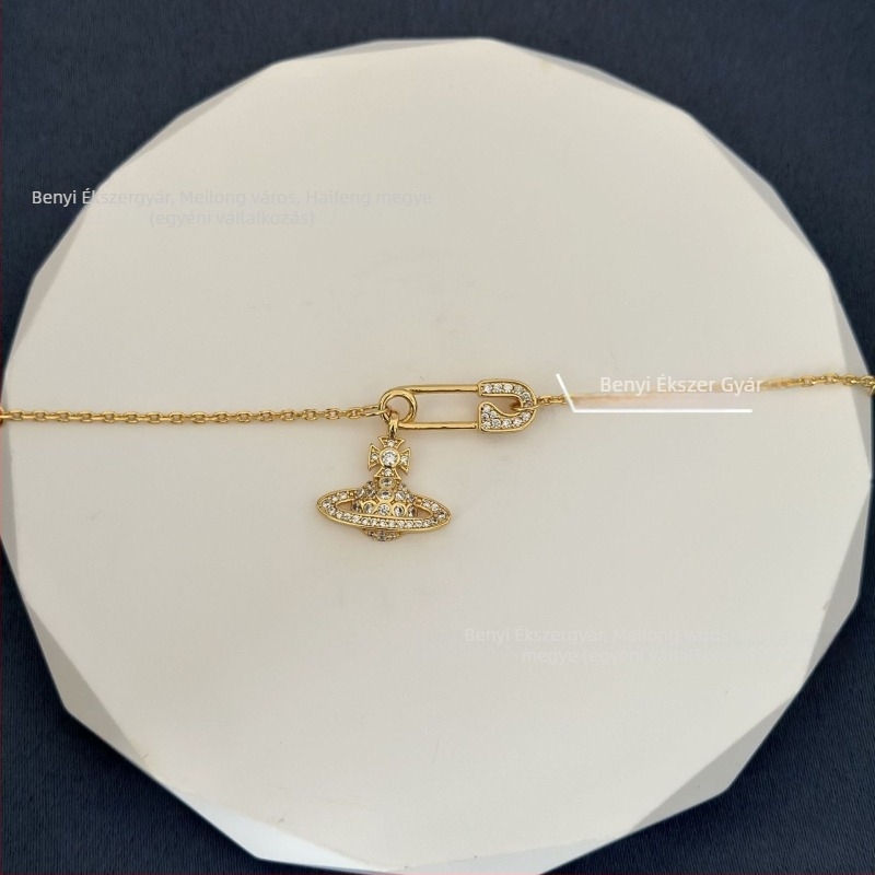 Geometriai alakú nyaklánc, O- alakú lánccal, réz medállal, egyrétegű, mindennapi stílus (Geometriai alak, O- alakú lánc, réz medál, egyrétegű, mindennapi stílus)