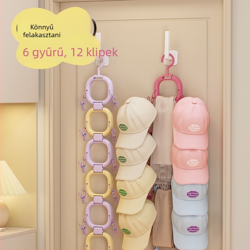 Kalapok tároló csipesz állvány - műanyag, összecsukható, modell 1, márka Orange Words