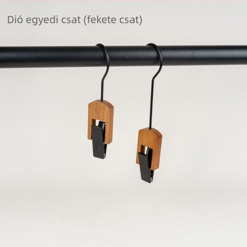 Fából készült sálrács U-alakú csipeszekkel női ruházathoz, Lipu Guangxi eredet, modern design