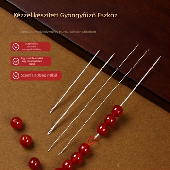 DIY ékszerkészítés kiegészítő: középső lyukú gyöngytű, rozsdamentes acél, öntés, márka Yishengwang