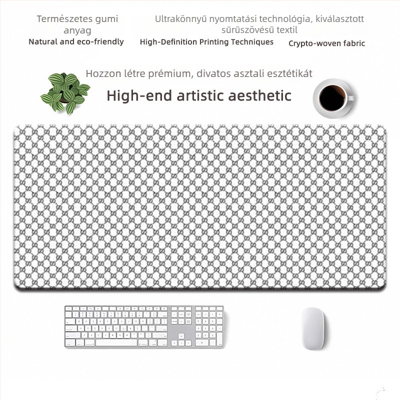 Egérpad természetes gumi alapanyagból, csúszásmentes, hőtranszfer nyomtatás, OEM testreszabás