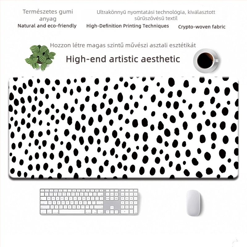 Egérpad természetes gumi alapanyagból, csúszásmentes, hőtranszfer nyomtatás, OEM testreszabás