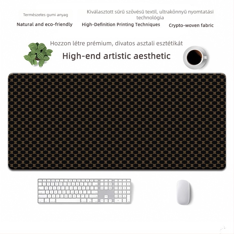 Egérpad természetes gumi alapanyagból, csúszásmentes, hőtranszfer nyomtatás, OEM testreszabás