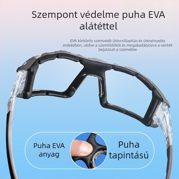 Y900 védő szemüveg, polikarbonát, porvédő szemvédelem