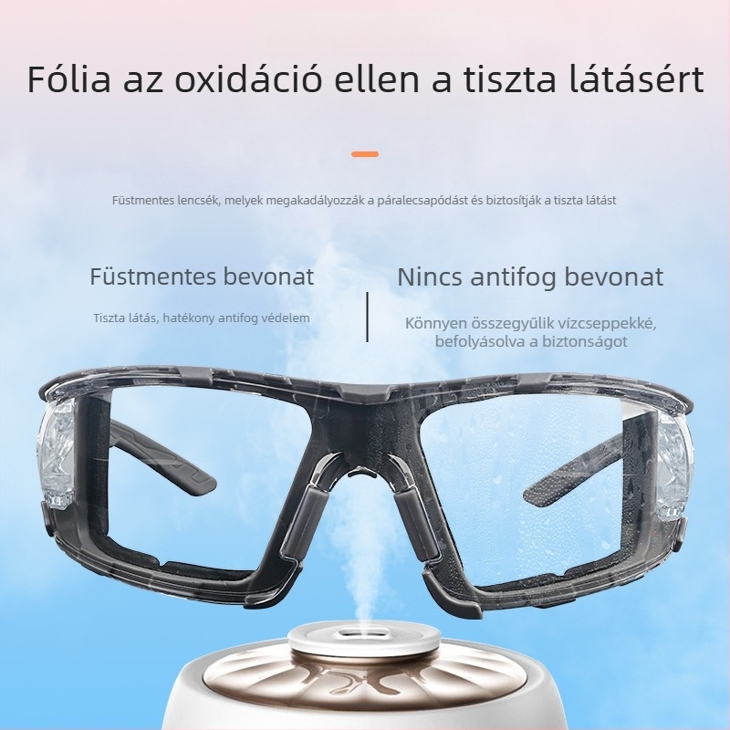 Y900 védő szemüveg, polikarbonát, porvédő szemvédelem