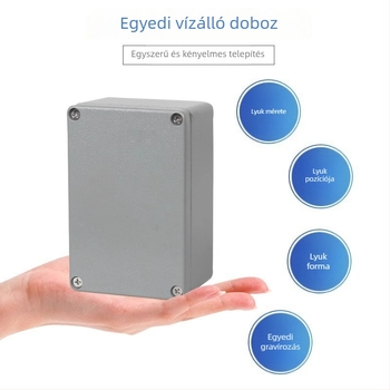 Öntvény alumínium kültéri vízálló termináldoboz, 440V felett, JZMTE, importált