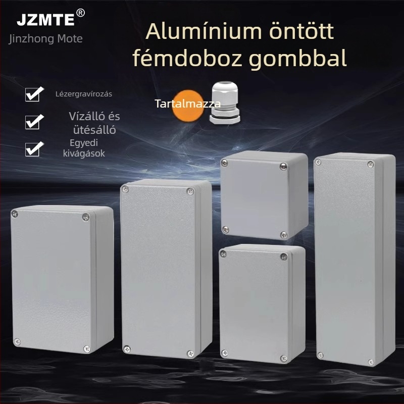 Öntvény alumínium kültéri vízálló termináldoboz, 440V felett, JZMTE, importált