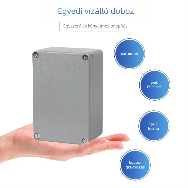 Öntvény alumínium kültéri vízálló termináldoboz, 440V felett, JZMTE, importált