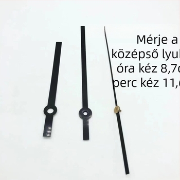 Kvarc óra mechanizmus fém házzal és óra mutatókkal • Márka: Clock hand • Mozgás: kvarc • Csomagolás: 500 darab