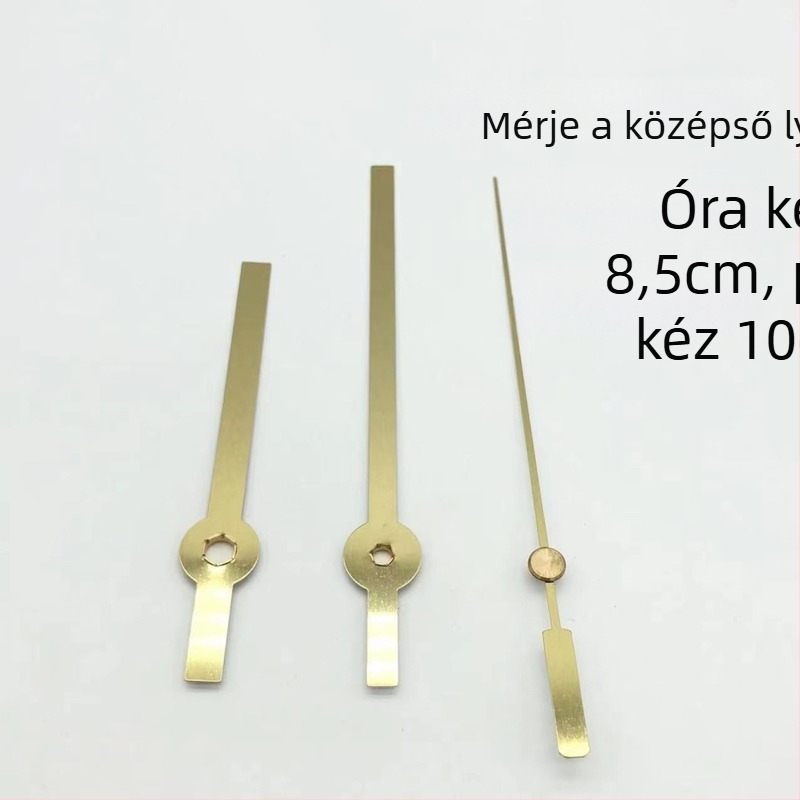 Kvarc óra mechanizmus fém házzal és óra mutatókkal • Márka: Clock hand • Mozgás: kvarc • Csomagolás: 500 darab