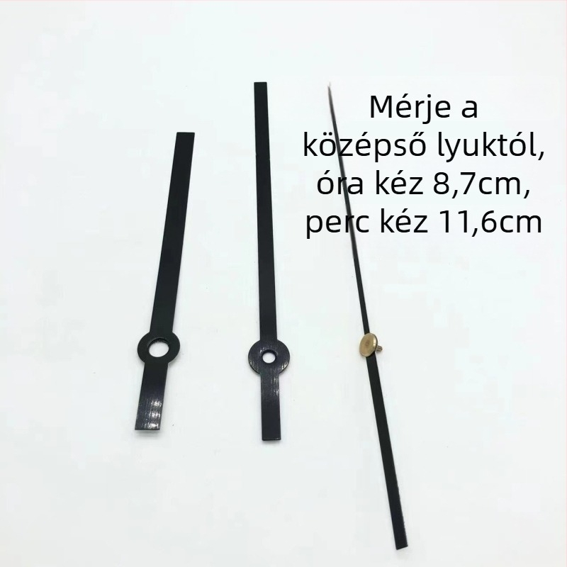 Kvarc óra mechanizmus fém házzal és óra mutatókkal • Márka: Clock hand • Mozgás: kvarc • Csomagolás: 500 darab
