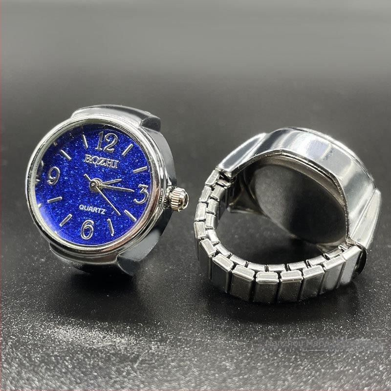 Gyűrűs óra ötvözetes tokkal, SL68 kvarc mozgás, rozsdamentes acél szíj, kerek számlap <=20 mm, vastagság 8 mm