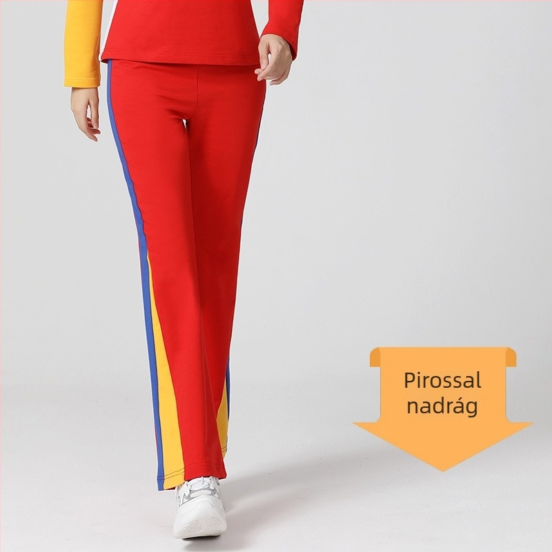 Négyzetes táncruha, hosszú ujjú, 70% pamut, poliészter béléssel, téli–tavaszi–ősz időszakhoz, színpadra, hip-hopra és latin táncra