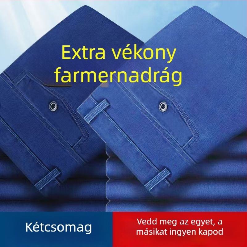 Farmernadrág, magas derék, egyenes szár, cipzár, chenille anyag nyúl szőrrel