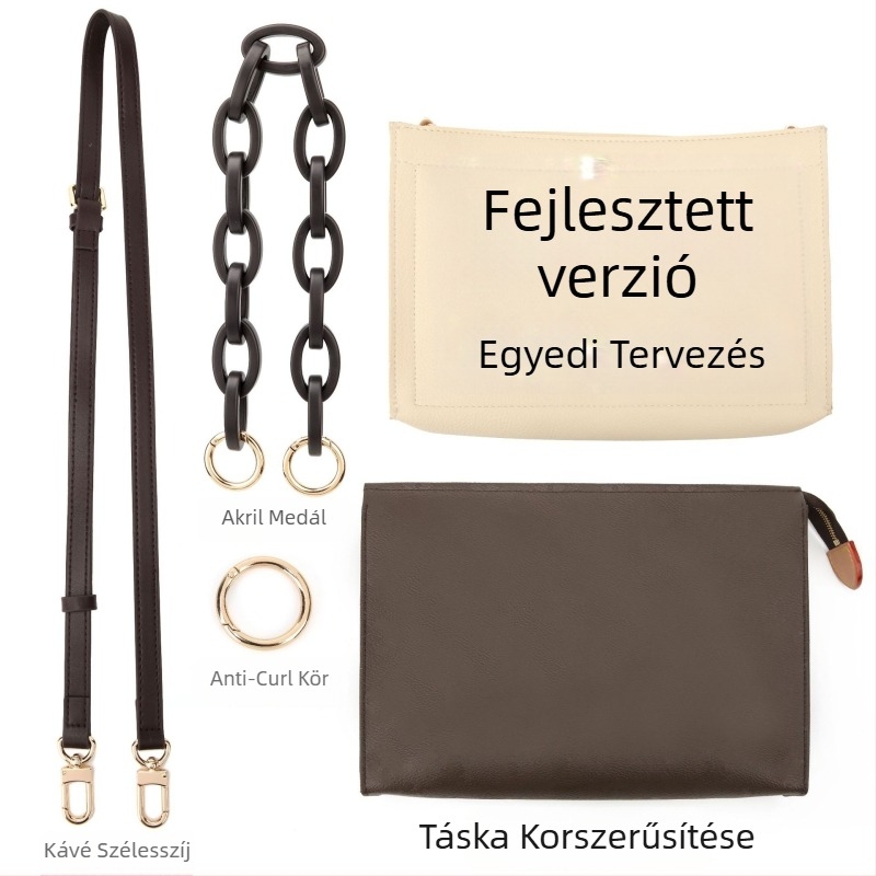 PU bőr válltáska, ultrakönnyű, antibakteriális, bővíthető, modell 022