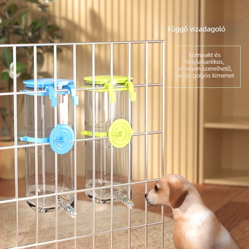 Háziállat ivóedény — akasztós automata vízadagoló, műanyag, Dog overlord márka