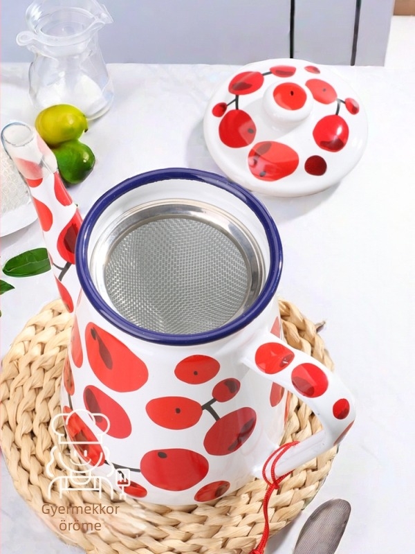 Olajtartó üveg fémtesttel, japán stílusú, automatikus nyitás és zárás