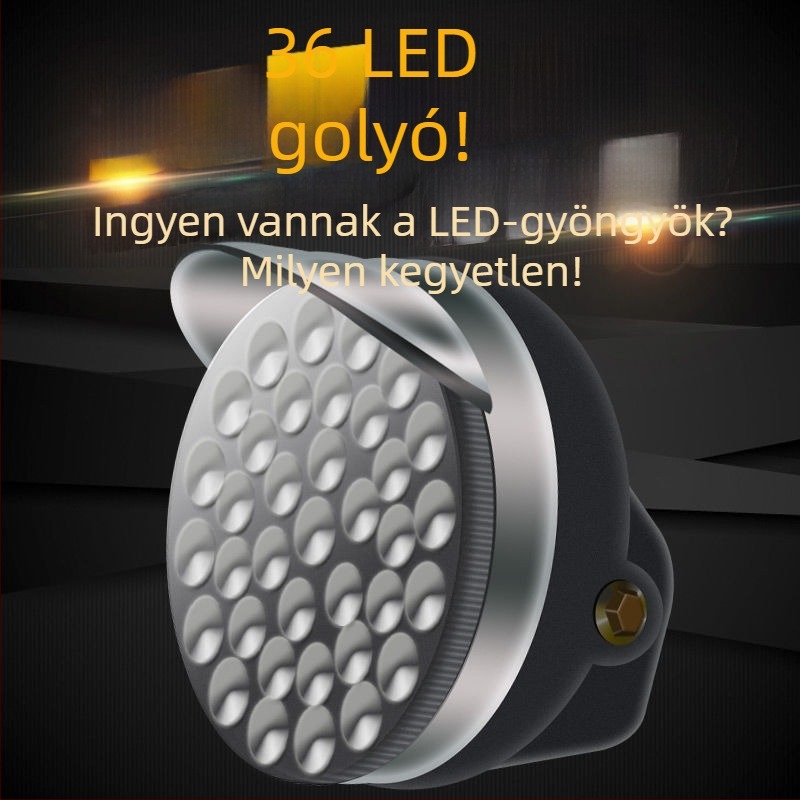 Elektromos tricikli első fényszóró – ultra-fényes LED elülső lámpa, kompatibilis 12V/48V/60V
