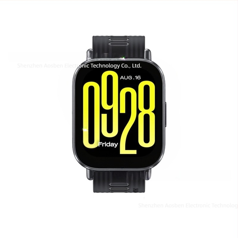 Két színű szilikon szíj a Redmi Watch 5 Lite Active-hez, függőleges csíkozással