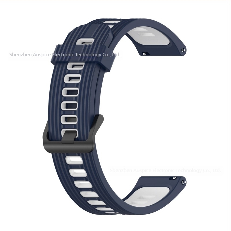 Két színű szilikon szíj a Redmi Watch 5 Lite Active-hez, függőleges csíkozással